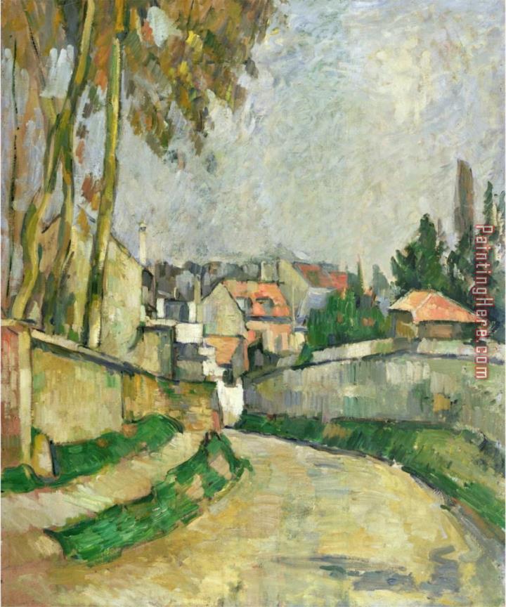 Paul Cezanne Village Road 1879 82
